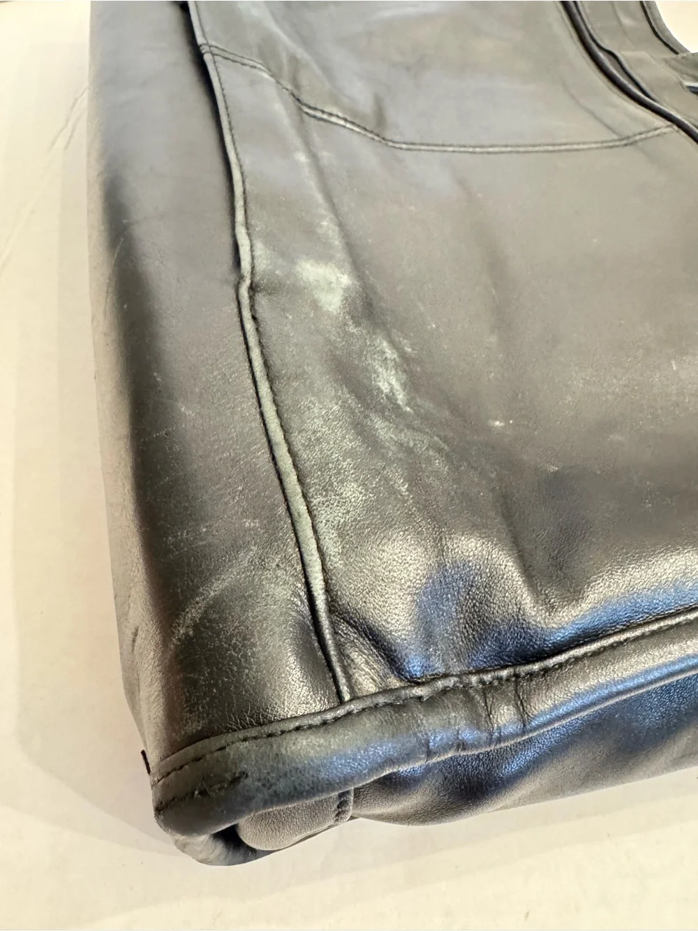 Tumi Leather Organizer Computer Brief Case 12